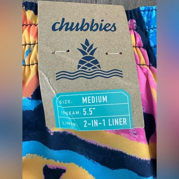 Chubbies Men’s 5.5” Swim Trunk With Liner - Picture 5 of 6